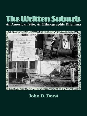 cover image of The Written Suburb